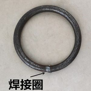 开口焊接铁圈铁环圈圆环金属环钢圈镀锌钢筋圈5678910mmo型实心环