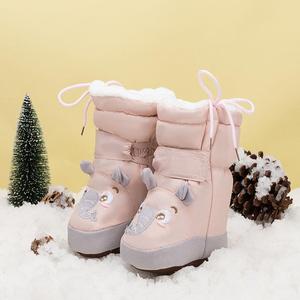 回力冬季加绒加厚婴儿鞋包棉裤宝宝棉鞋3-6-12月软底高帮不掉鞋品