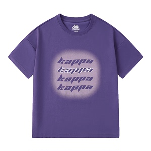 KappaKids卡帕儿童T恤2024新款男童女童短袖中大童汗衫圆领短袖衫