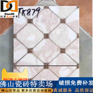 抛晶砖300x300 中式复古镀金瓷砖背景墙浴室背景玄关金边瓷砖