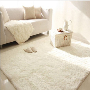 IKEA宜家北欧家用白色客厅茶几地毯主播卧室满铺床边毯衣帽间垫飘