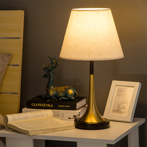 IKEA宜家美式台灯卧室床头灯现代简约客厅可调光触摸遥控温馨酒店