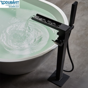 DURAVIT杜拉维特浴缸落地龙头立式暗装水龙头立柱盆全铜混水阀水