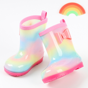 回力官网儿童雨鞋公主女童幼儿园宝宝防滑雨靴水鞋小孩加绒水靴可