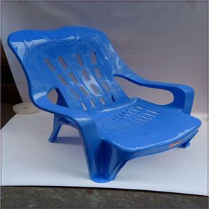 塑料加厚靠背沙滩椅躺椅休闲椅塑胶高背扶手椅大排档躺椅靠头椅