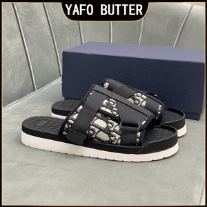 香港YAFO  BUTTER男拖鞋舒适室外穿沙滩时尚潮流室内布料透气防滑