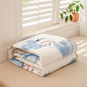 牛奶绒软床垫冬天家用卧室被褥铺底定制任意尺寸床垫上面铺的垫子