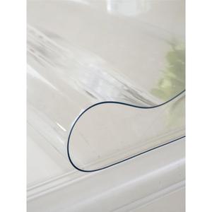 整卷水晶板透明软玻璃PVC门帘桌布台布塑料皮子学生课桌垫超宽长