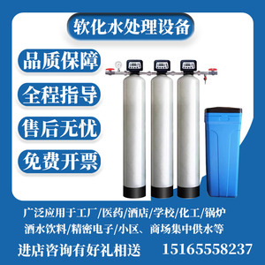 锅炉软化水处理设备商用工业家用农村井水地水过滤器去水垢水设备