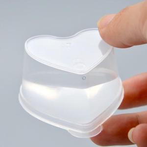 史莱姆心形PP盒子透明塑料大小装起泡胶收纳水晶泥可爱少女包装盒