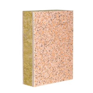 陶瓷真石漆仿石防水防潮隔热岩棉一体薄板新型外墙保温装饰一体板