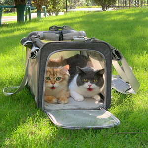 猫包外出便携手提式猫咪携带笼子两只大容量透气外带背包狗包猫箱