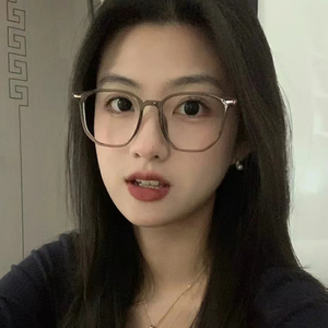 帕森网上配眼镜女近视度数可配圆脸大显瘦韩版素颜神器眼睛框平光