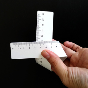 米尺工具尺测量尺学生文具尺广告尺书签尺PP软尺透明尺子塑料直尺