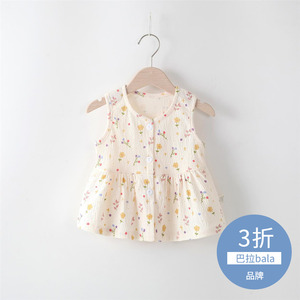 女童连衣清货裙夏装公主裙0-1-2-3岁婴儿衣服洋气童装女宝宝夏季