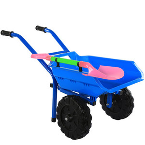 过家家玩具儿童沙滩小推车3岁/5岁大号双轮/单轮工程推土车翻斗车