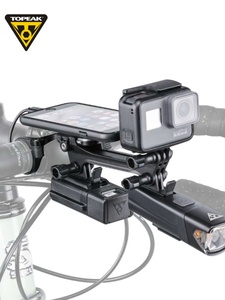 Topeak山地公路自行车运动相机手机架车灯夹转换延伸扩展骑行装备