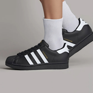 Adidas阿迪达斯三叶草SUPERSTAR贝壳头男女鞋金标运动板鞋EG4959