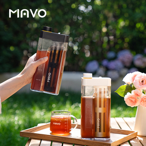 MAVO晶砖冷萃壶咖啡冷萃杯冷泡壶萃取咖啡壶过滤家用小型冷泡瓶