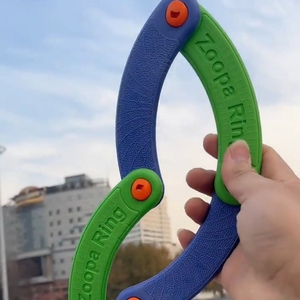 创意百变发声回力飞环EVA软材质可折叠飞盘儿童户外安全飞盘玩具