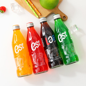 泰国进口est可乐草莓味饮料EST碳酸果味饮品250ml玻璃瓶整箱汽水