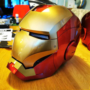 killerbody 英文版钢铁侠头盔 真人佩戴 语音控制开合 英语版