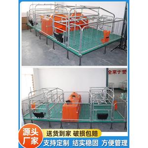 猪用产保单体分娩床双体母猪产床保育床一体产保两用床养殖设备