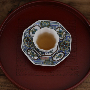 Liu's daily|日本回流款日式耐热杯垫茶垫隔热垫手绘陶瓷茶托杯托