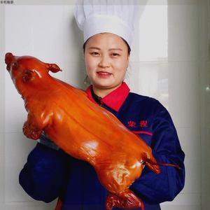 荣昌特产烤乳猪整只油淋脆皮猪年货礼品餐饮特色菜烧烤食材烤开业