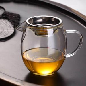 功道茶杯加厚耐热公道杯玻璃透明泡茶过滤功夫茶具配件茶海分茶器
