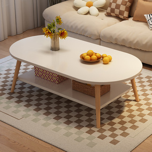 IKEA宜家茶几小户型家用客厅沙发茶桌实木腿小矮桌出租屋现代简约