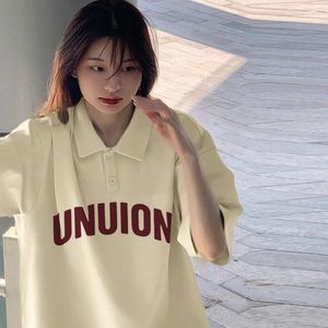 韩版学生2024新款短袖t恤女上衣服宽松设计感小众夏季学院风ins潮