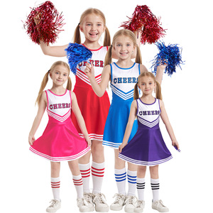 少儿啦啦队服装 幼儿园宝贝女童啦啦队服 舞台表演学校拉拉队服装