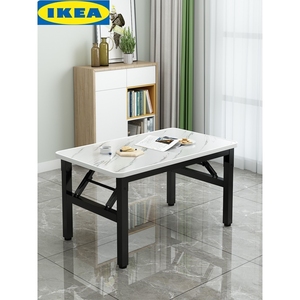 IKEA宜家矮桌折叠长方形餐桌出租屋宿舍饭桌小地桌简易摆摊桌户外