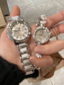 瑞士天梭陶瓷手表女2023新款女士名牌正品牌轻奢小众女式满钻腕表