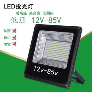 LED超亮低压12V24V36V电瓶三轮车灯直流交流船用夜市摆摊太阳能灯