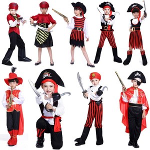 万圣节儿童海盗服装杰克船长表演装扮舞会cosplay角色派对演出服