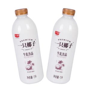 【整箱】光明一只椰子1L*12大桶装椰子汁牛乳饮品低温风味饮料