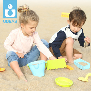udeas 沙滩户外玩沙堆建筑游戏儿童趣味搭建玩具沙子工具套装