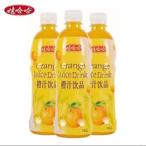 娃哈哈果汁饮料冰糖雪梨500ml瓶装水蜜桃汁橙汁葡萄汁果味饮品