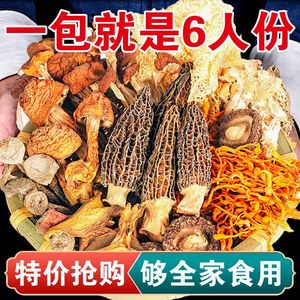 【福利】七彩菌汤包干货古田特产羊肚菌松茸菌菇火锅煲汤菌菇汤包