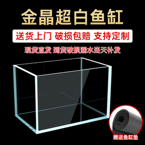 定制金晶超白鱼缸中型小型海水缸长方形草缸造景家用乌龟饲养缸
