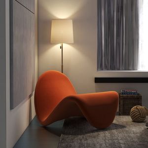 网红舌头椅单人休闲懒人沙发设计师阳台躺椅创意北欧薯片异形椅子
