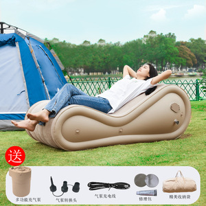 全自动充气沙发便携式户外露营气垫床家用电动充气床夫妻情趣沙发