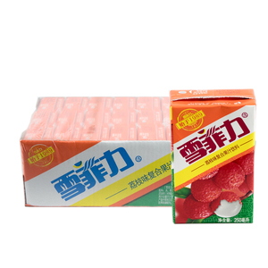 雪菲力荔枝汁饮料250ml*24盒 整箱 上海5箱包邮岛屿除外