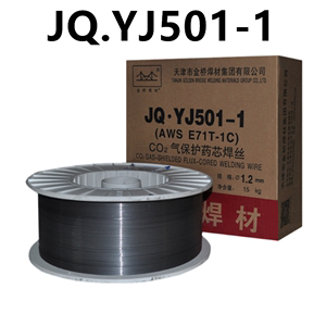 天津金桥JQ.YJ501-1 E501T-1 E71T-1气体保护药芯焊丝15公斤一盘