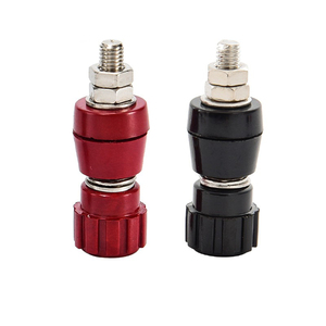 胶木107接线柱5mm m5*35逆变器接线柱头调变压器接线端子红黑镀镍