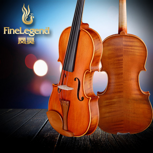 领券凤灵高级小提琴FLV2110手工实木花纹专业考级儿童成人乐器