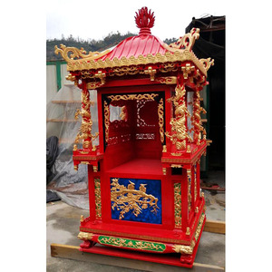 000人付款淘宝直销神轿子木雕实木抬佛神像轿子 香亭