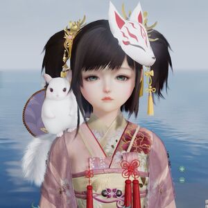 剑网三剑3 歪狐狸面具神道狐颜 祥狐鸣月 金猊逐日 梨园鹿角面具